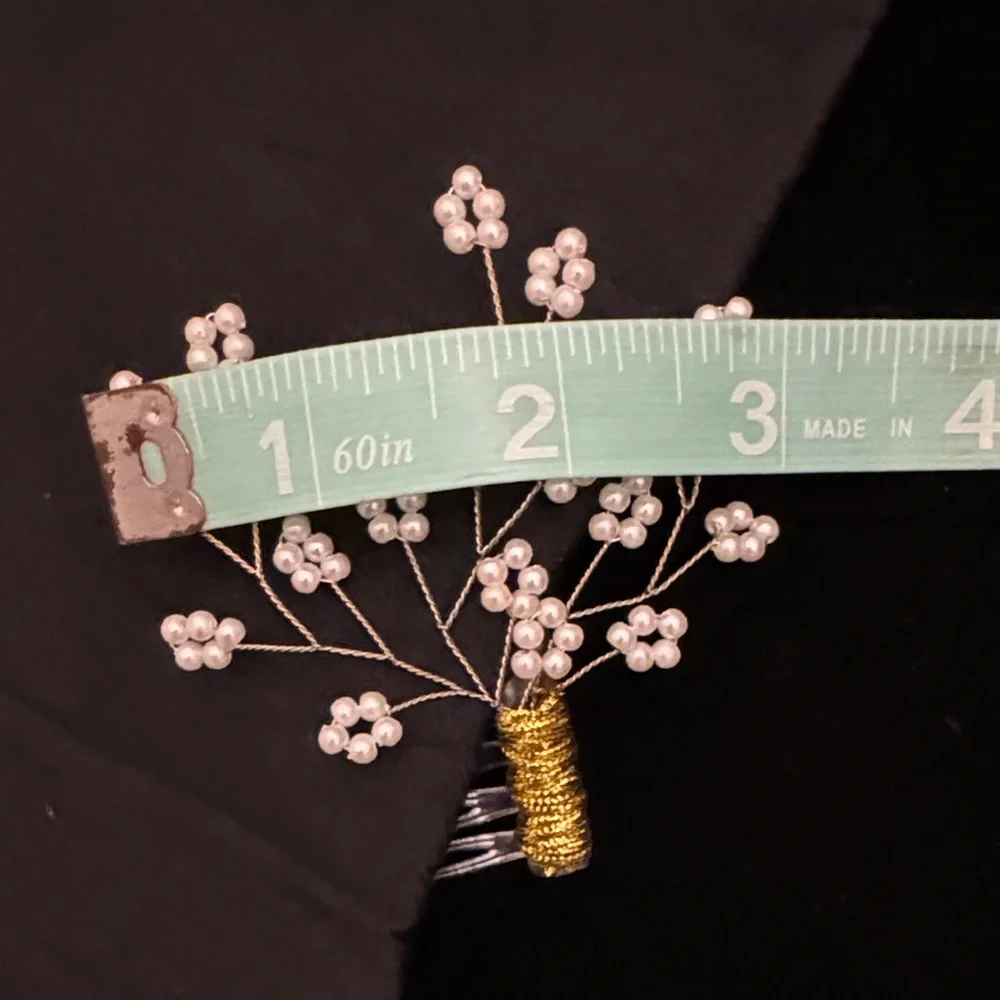 🔺FREE WHEN BUNDLED🔺 Beaded Hair Comb — Handmade